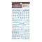 12 Pack: Glitter Block Alphabet Stickers by Recollections™